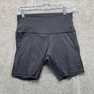 Lululemon Wunder Train Shorts Women 8 Black High Rise Compression 6" Inseam